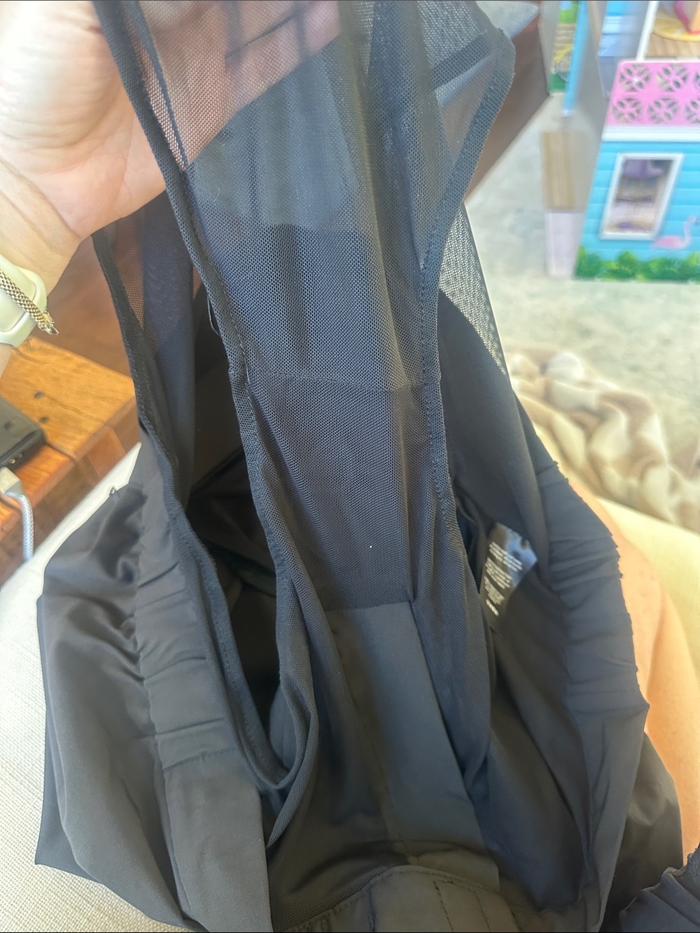 NWT Onia Black Men's Swim Board Shorts Ethan 9 E with Zip Pocket - Picture 5 of 7